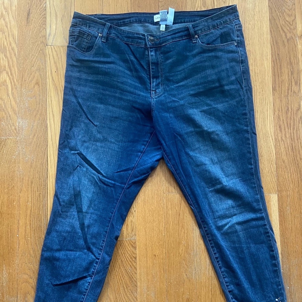 Lane Bryant beaded Jeans